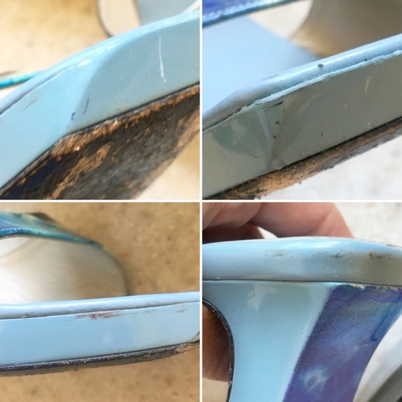 Gorgeous Via Spiga floral patent leather heels! - Picture 7 of 8